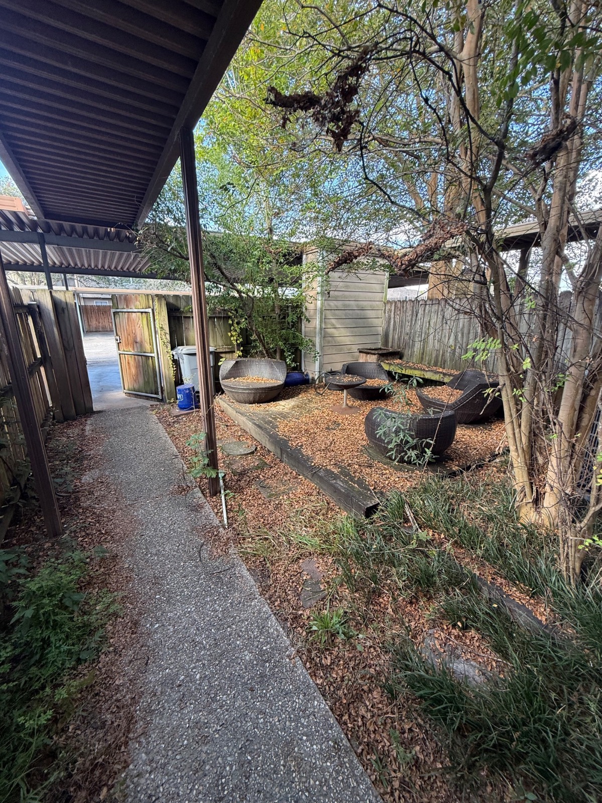 Mulching & Seasonal Cleanup transformation Before