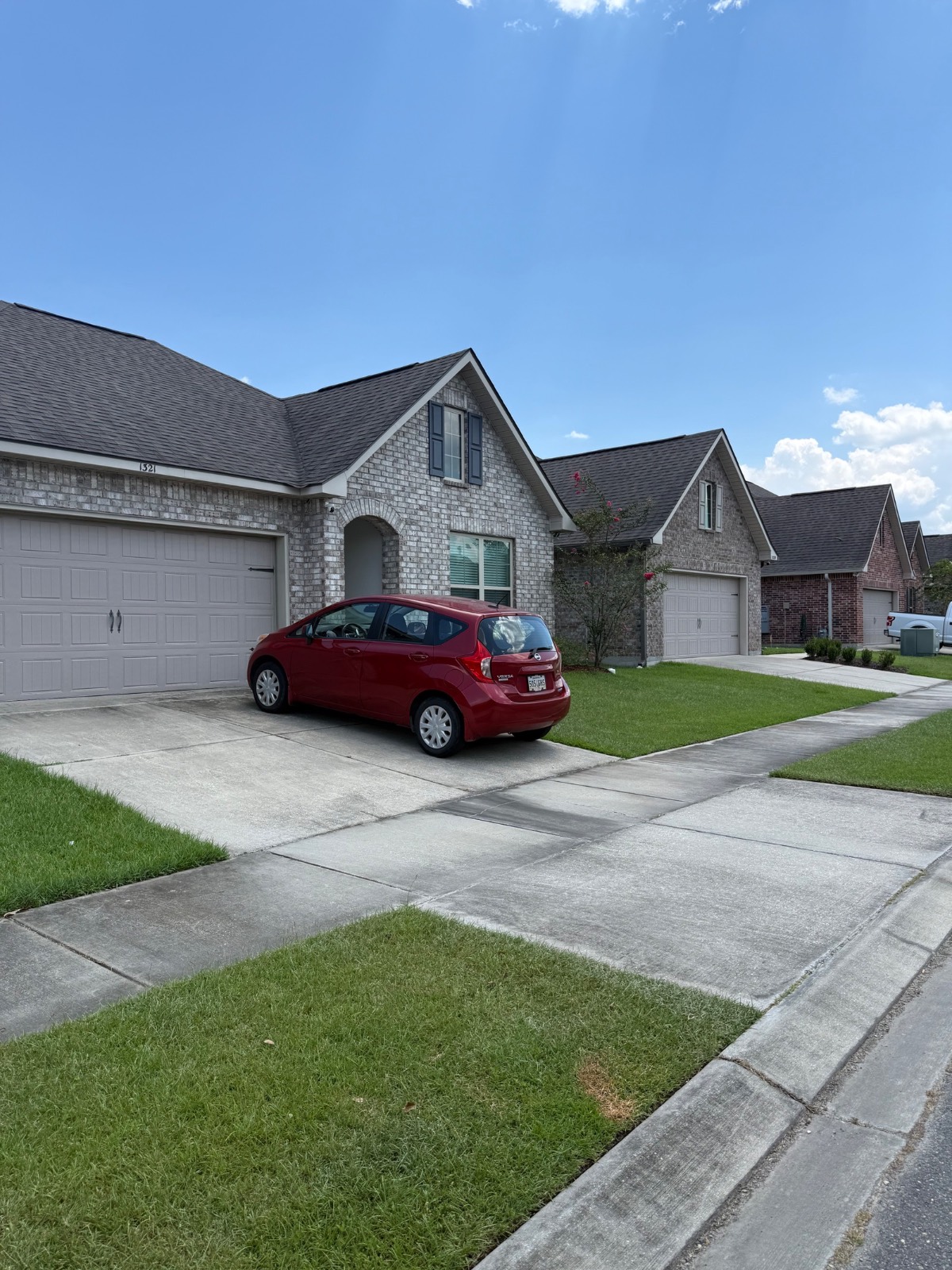 Lawn Mowing & Edging transformation Before