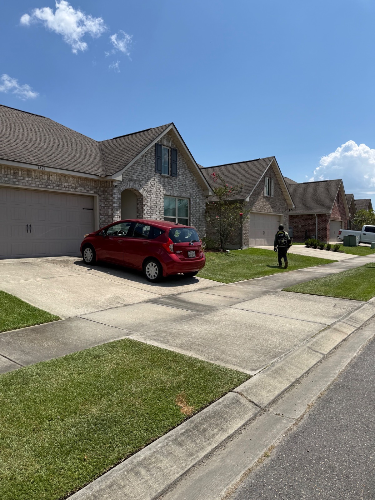 Lawn Mowing & Edging transformation After