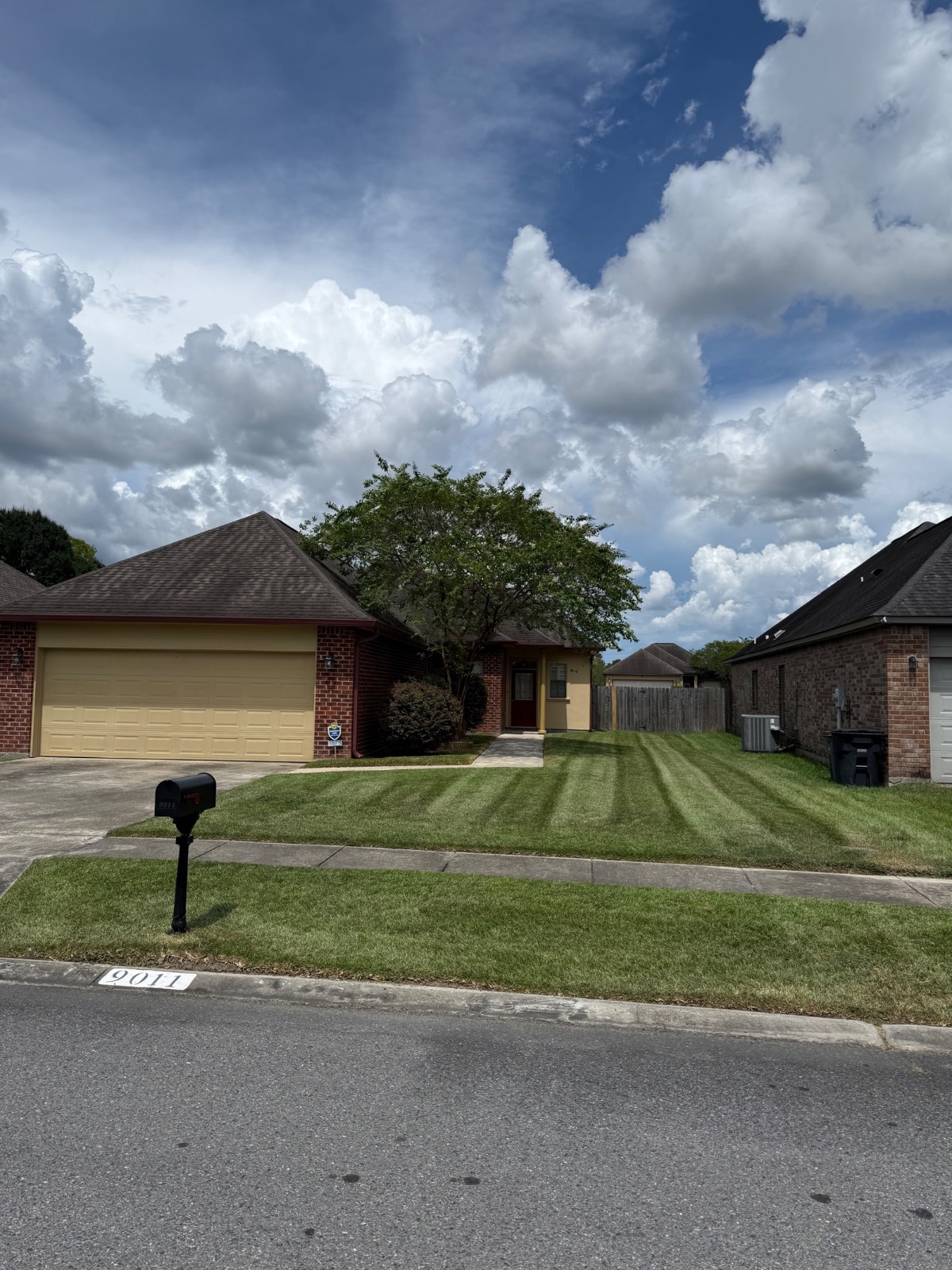 Lawn Mowing & Edging transformation After