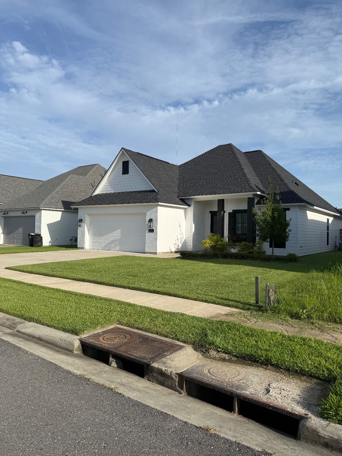 Lawn Mowing & Edging transformation After